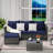 Weather Outdoor Furniture - Sectional With Detachable Lounger Table And Filler Water- Covers-2146323658