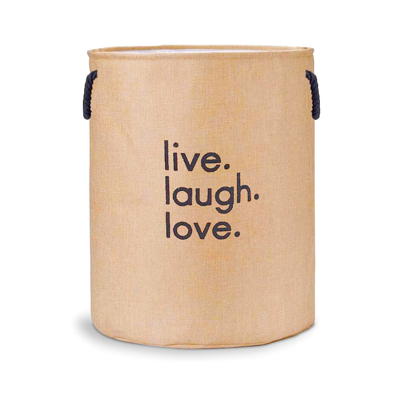 Emanuele Fabric Laundry Bag with Handles
