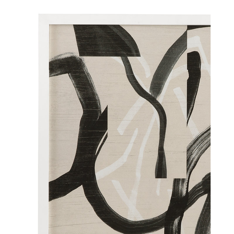 «Ink Maze II», reproduction encadrée