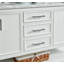 Meuble-lavabo double Paulene 60'' avec dessus en marbre de Carrare, blanc tourterelle-1326341101-1328016537