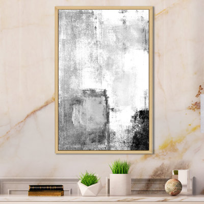 Art moderne gris et bleu II 2FDP47775