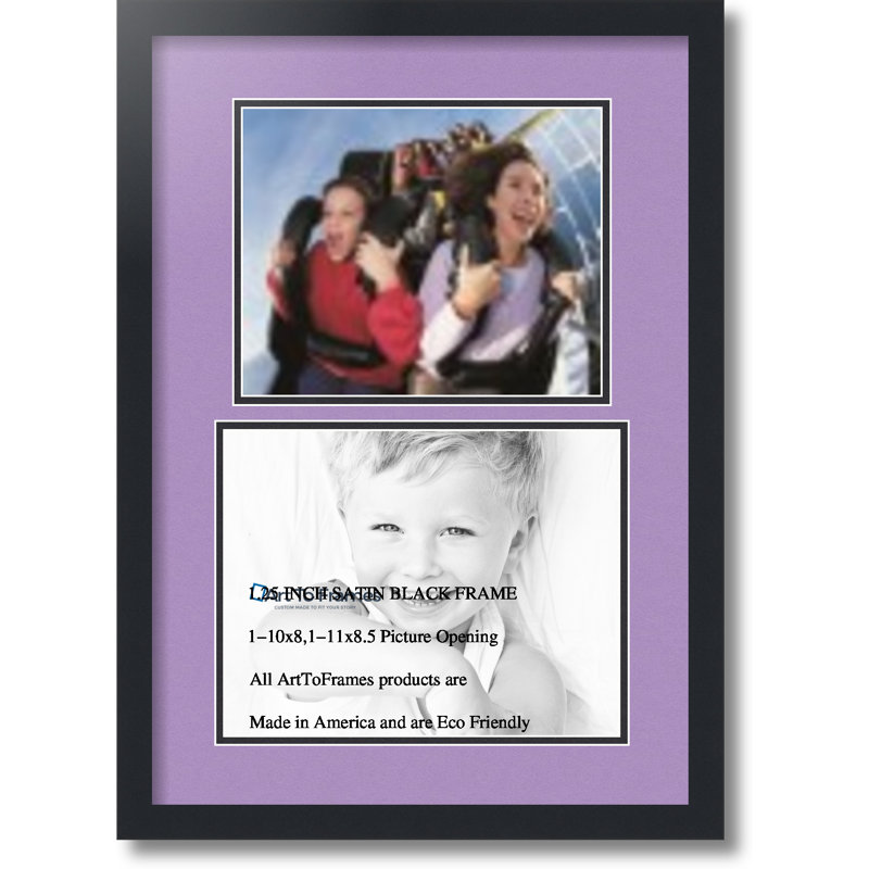 Cadre photo Jammie, Brume lavande, 8 po x 10 po, 8,5 po x 11 po