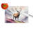 Highland Red Deer Glass Cutting Board