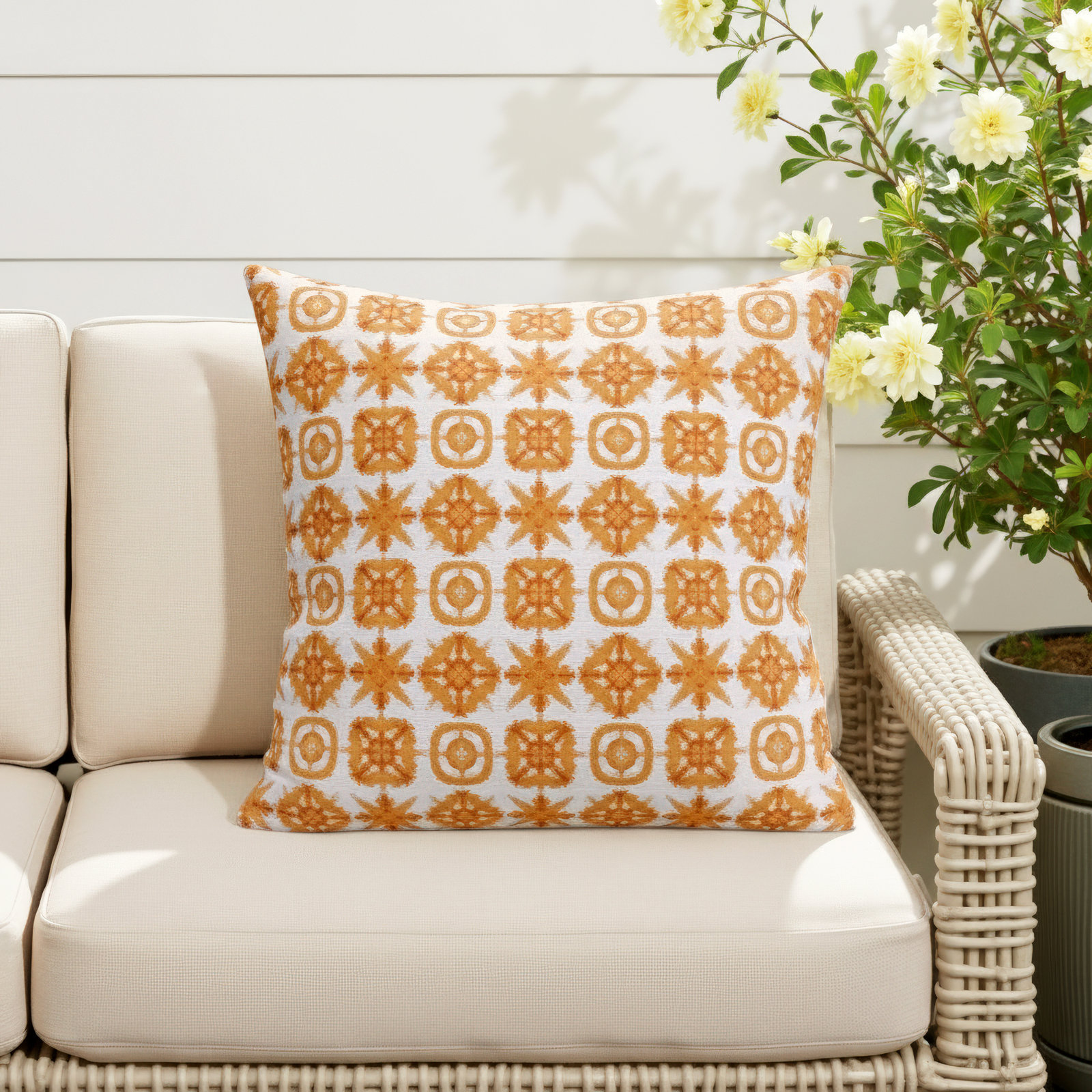 Orne Textured Throw Pillow, 20" x 20"