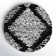 Tapis noir / blanc à motif abstrait Rodney