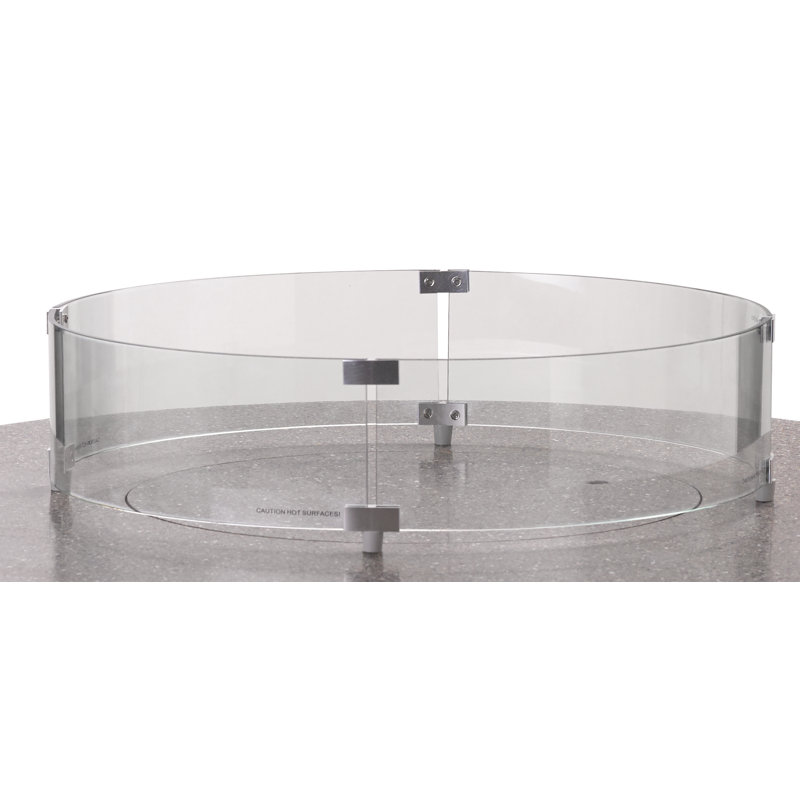 26'' Round Glass Fire Pit Accessory