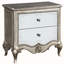 Antique Champagne 2-Drawer Nightstand