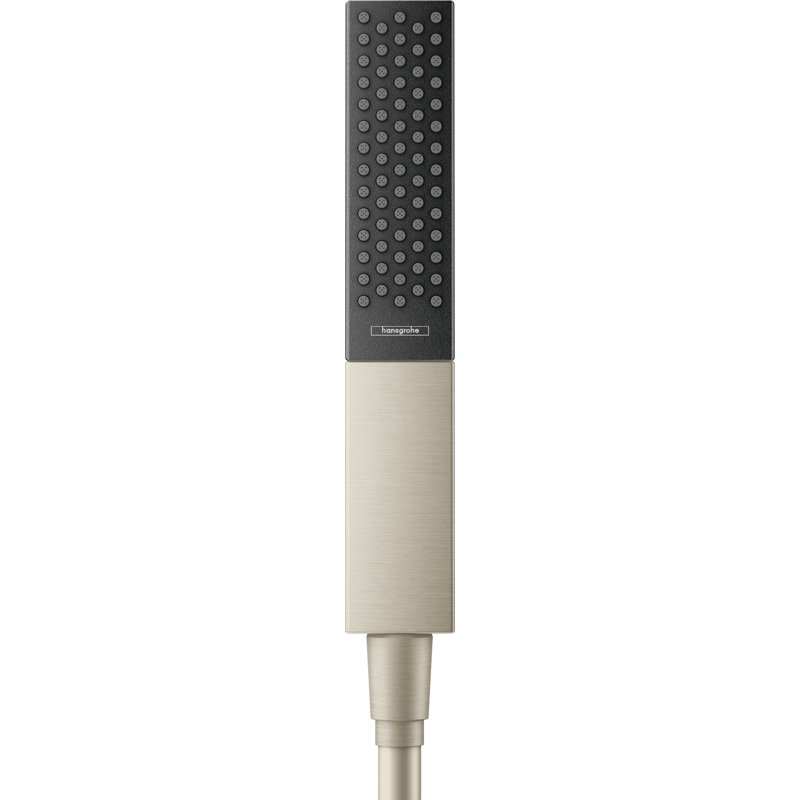 Hansgrohe Rainfinity Baton Handheld Shower Head 100, Brushed Nickel, 1.75 GPM