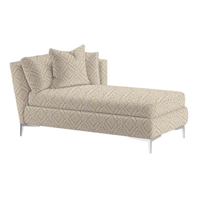 Chaise longue rembourrée Aiden