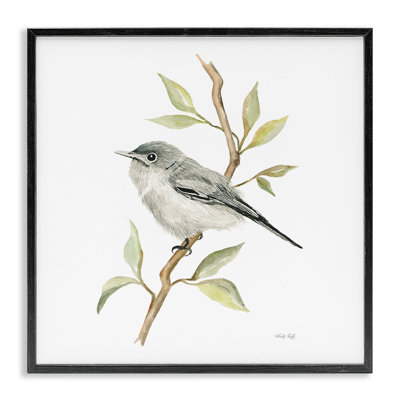Bird on Simple Branch Giclee Art by Cindy Jacobs