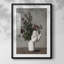 Motif floral rétro - Impression encadrée-589626236