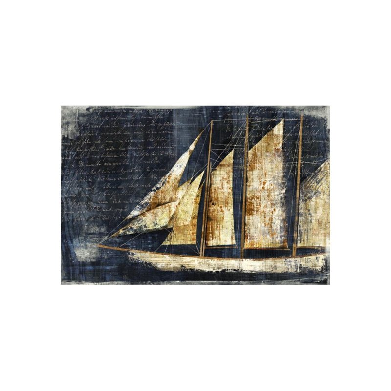 «Midnight Sail» par Zoey Riley - impression, H 40 po x l 60 po, Extérieur