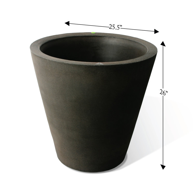 Barbara Handmade Pot Planter, Brownstone