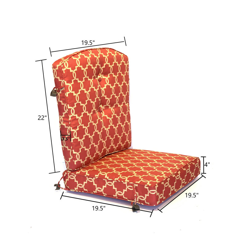 Coussin de siège/dossier d’extérieur Moroccan