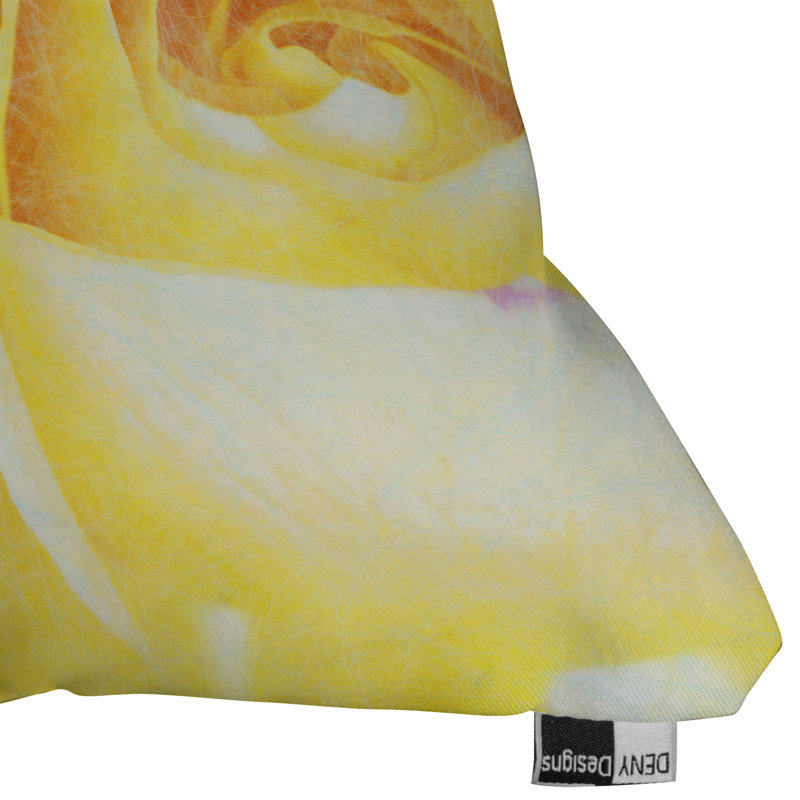 Coussin décoratif intérieur / extérieur Jacqueline Maldonado, Jaune