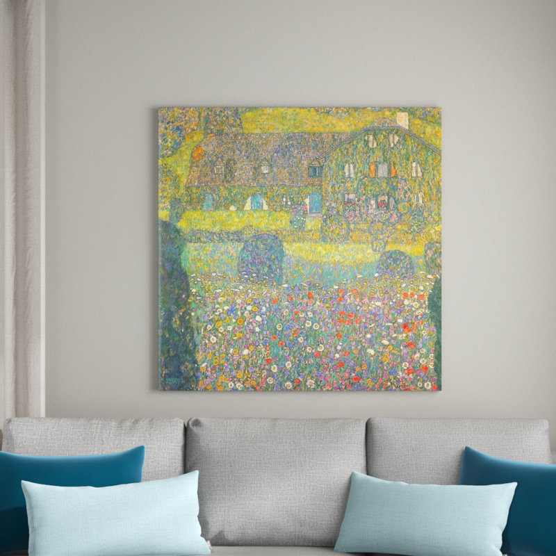Gustav Klimt - Wrapped Canvas Painting, 70cm H x 70cm W x 1.8cm D