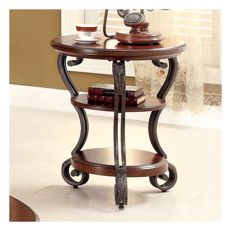 Table de bout Traditional Cherry Brown