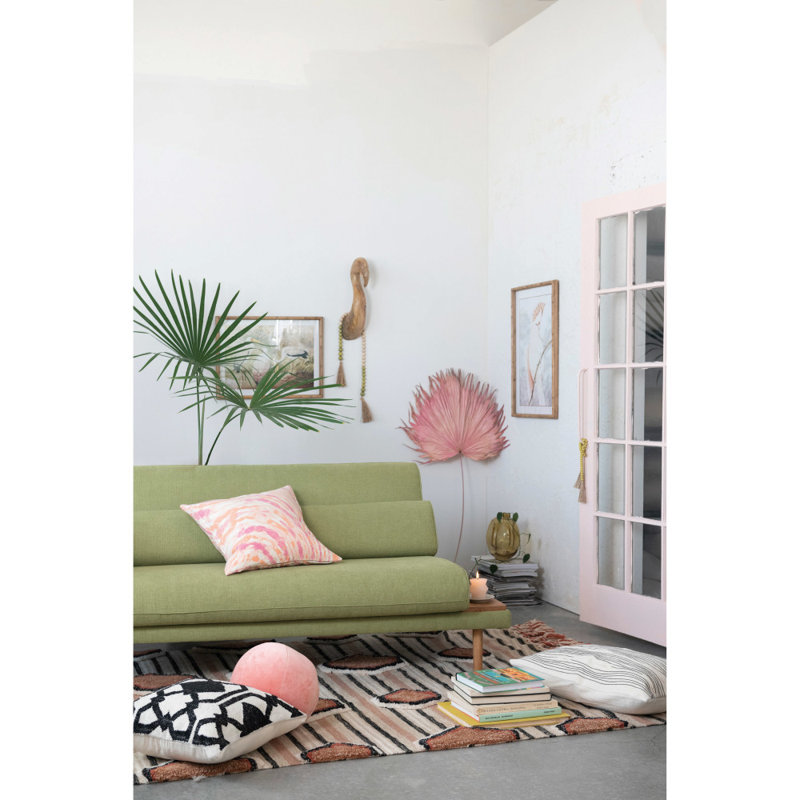 Coussin lombaire en coton et jute Rongstad