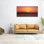«Dragot Cliff with the View of the Jordan Valley, Sunrise», reproduction d'art sur toile