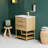 Carre 24" Bathroom Vanity in Oak