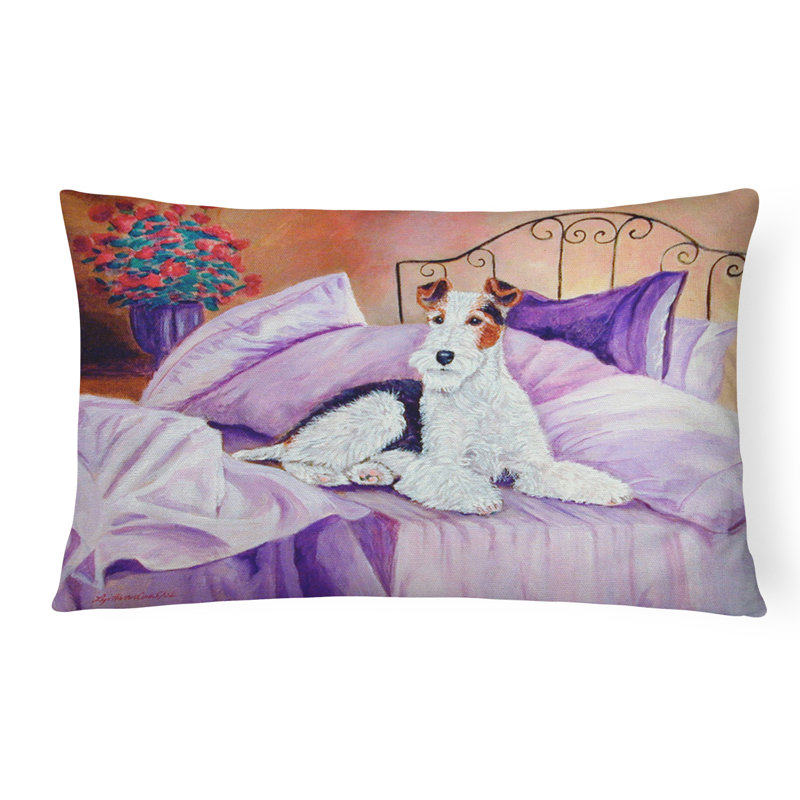 Coussin décoratif d’intérieur/d’extérieur terrier fox