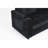 55"3 Fold Sofa,Convertible Futon Couch Sleeper Sofabed,Velvet Linen Fabric ,Perfect For Small Spaces, Living Room, Or Office,Black