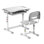 Montez-le! Ensemble de bureau et de chaise pour enfants, poste de travail ergonomique réglable pour enfants