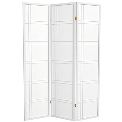 Keitez 6 ft. Tall Folding Rice Paper Room Divider