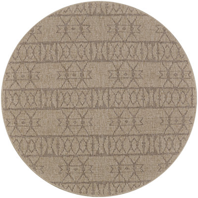 Tapis intérieur / extérieur brun Joleigha
