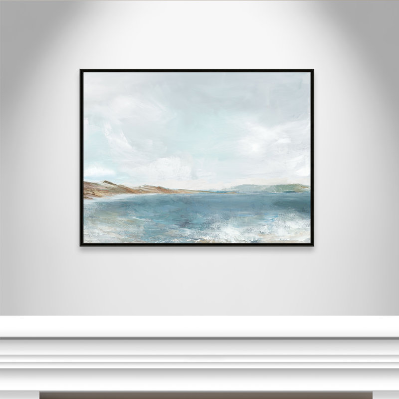 Echoes in Blue - Landscape Version Print par PI Studio, Espresso, H 31,5 po x l 41,5 po