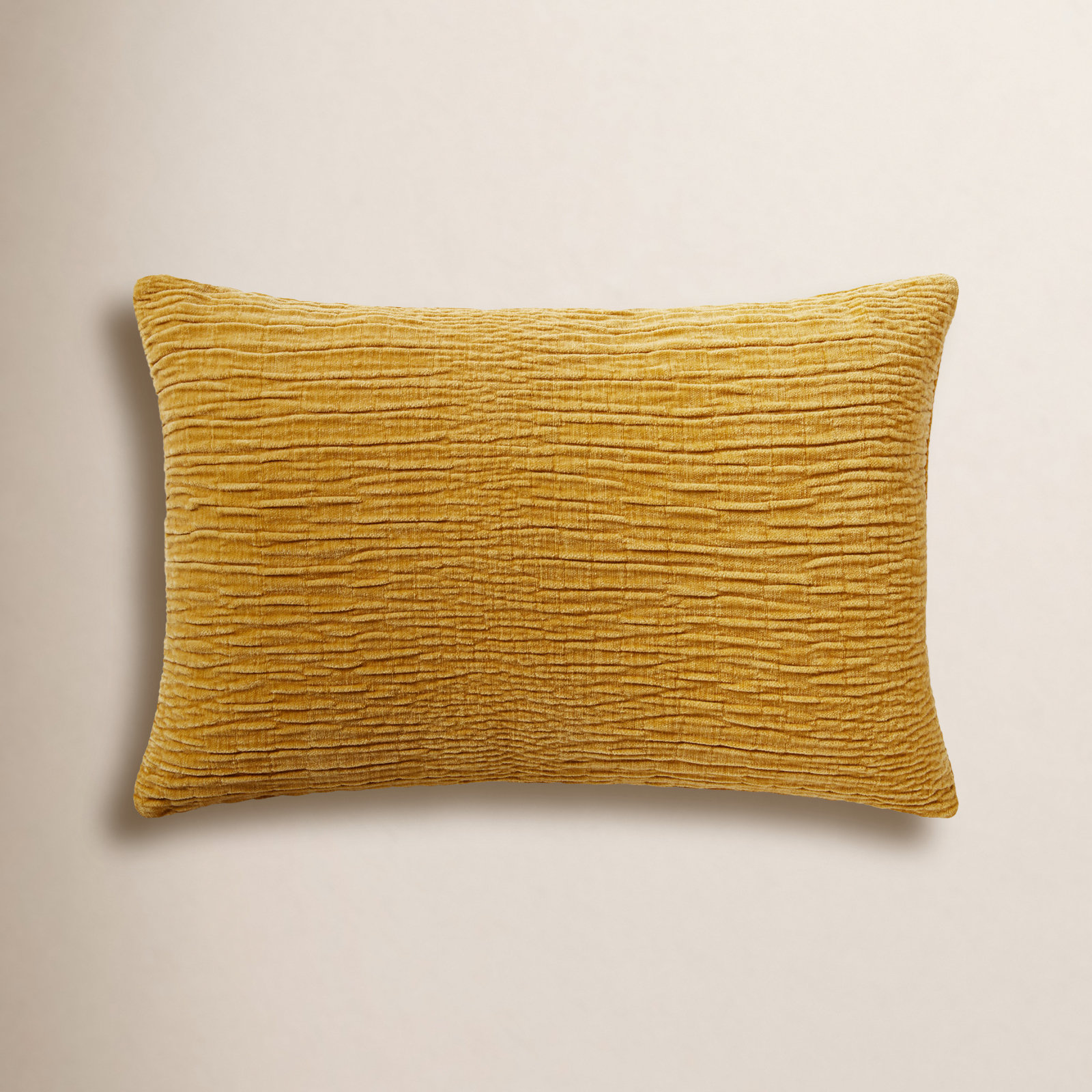 Edan 26" x 22" Pillow Cover, 21" x 13", Gold, Polyester/Polyfill