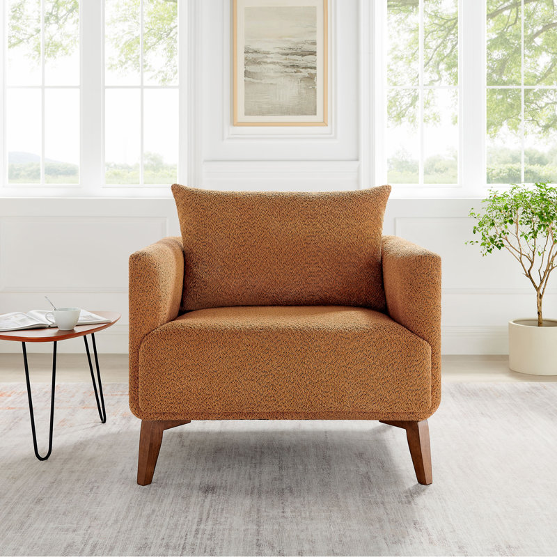 Chaise avec accoudoirs rembourrés 37 po, Cari