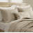 Botanical Leaves Linen 100% Cotton 3-Piece Full/Queen Quilt Set-125545997-125545996