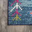 Tapis bleu foncé / multicolore Bethlehem Tribal Love-2013309722