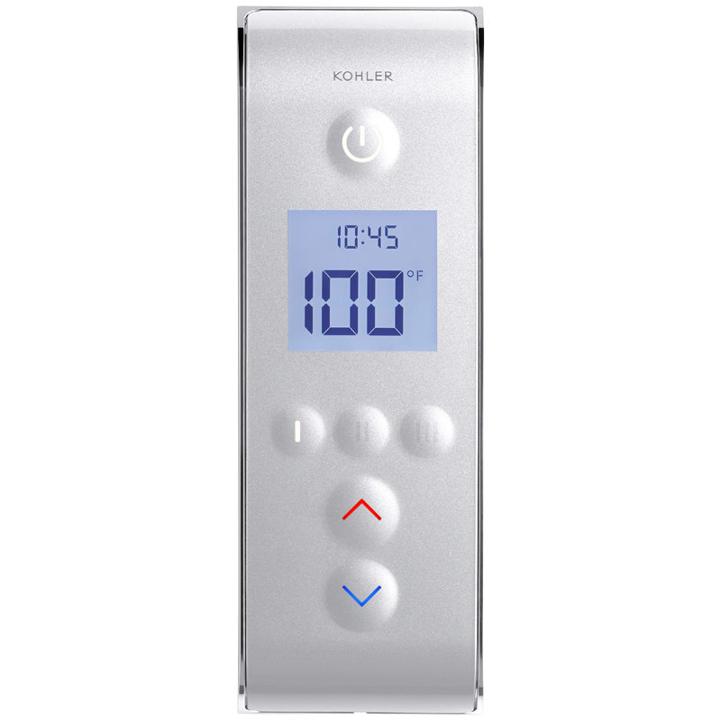 Dtv Prompt Three-Outlet Digital Interface, Satin Chrome with Polished Chrome