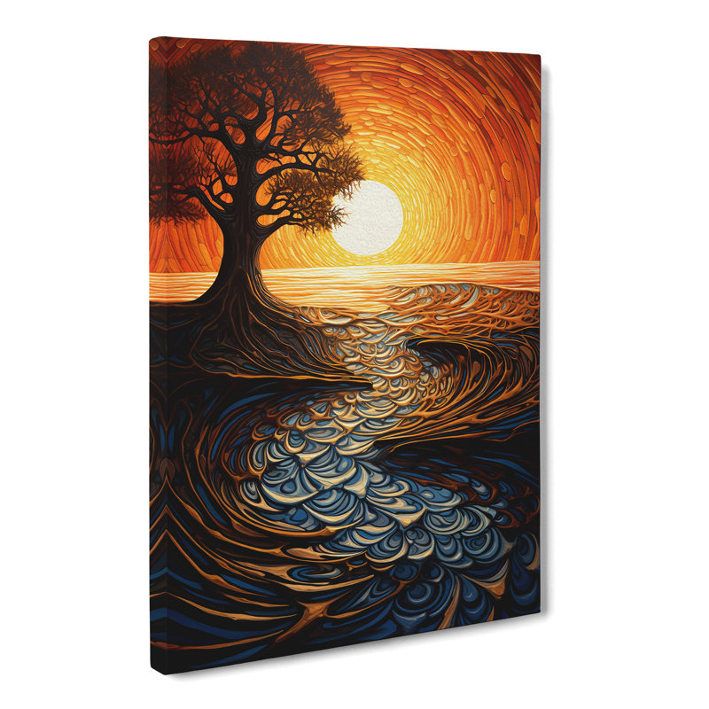 Sunrise Symbolism - Wrapped Canvas, 76cm H x 50cm W x 3cm D