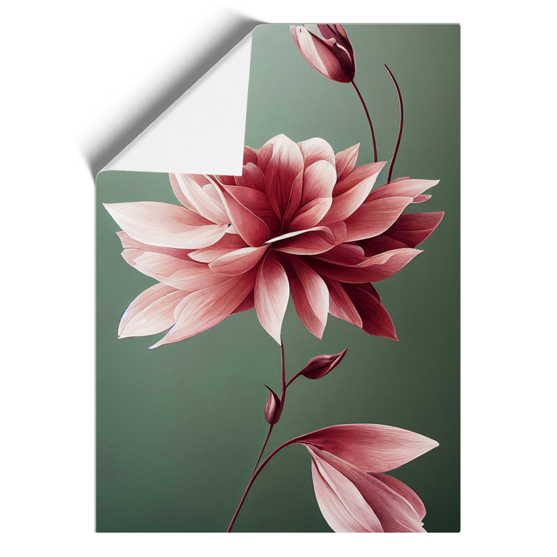 A Picturesque Flower - Wall Art, 42cm H x 29.7cm W, Paper, No Matte