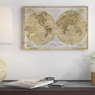 Worldwide I, impression sur toile tendue