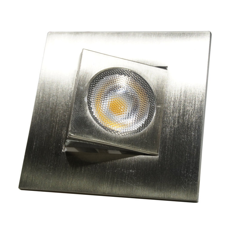 Ensemble d'éclairage encastré 3,13 "Remodel LED Retrofit, Nickel