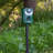 Solar Ultrasonic Animal Repeller with Flame Light and Pole