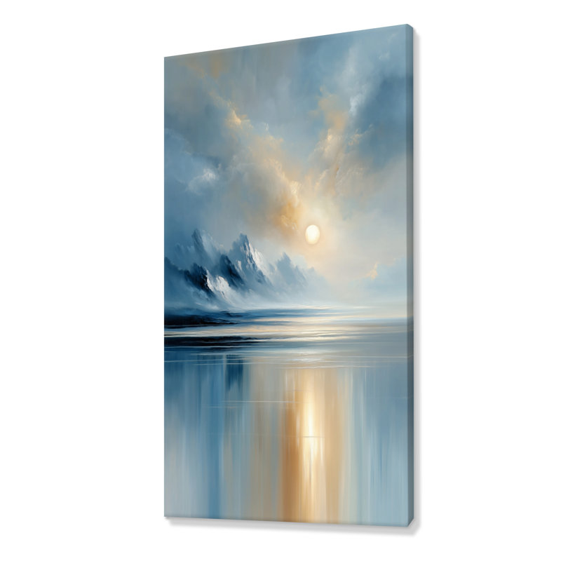 Reproduction d'art sur toile encadrée, paysage jaune, H 60 po x l 28 po, Toile tendue, Ne s’applique pas