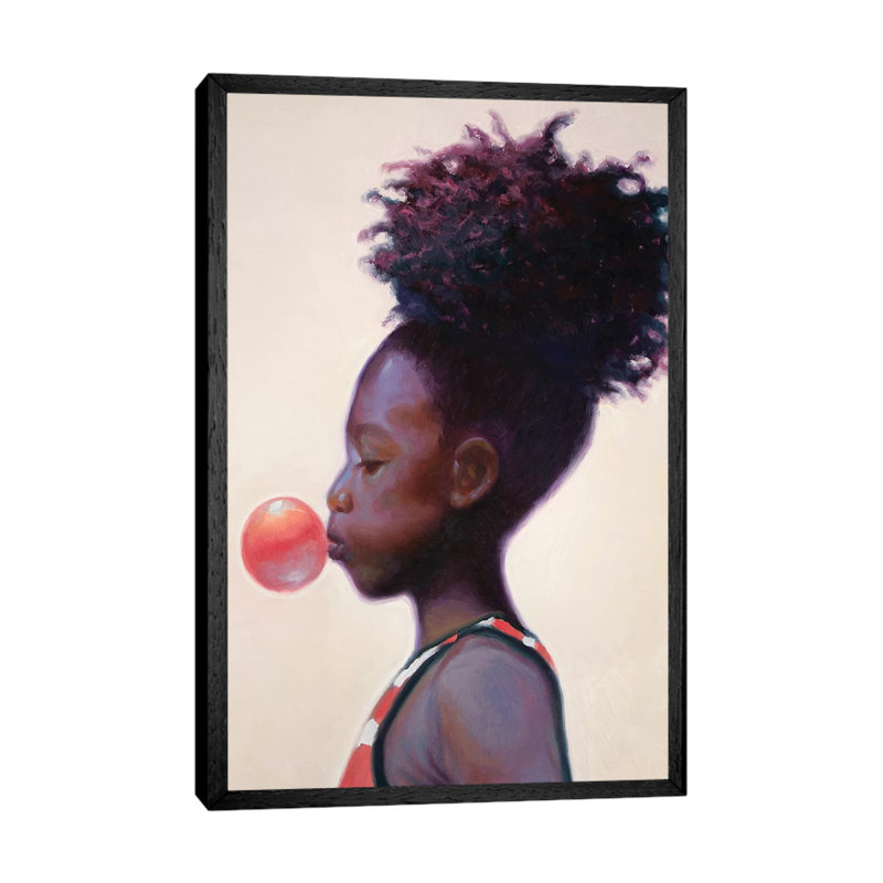 Blackberry 1 Piece Wall Art on Canvas, 66.04 cm H x 45.72 cm W, Black Framed Canvas