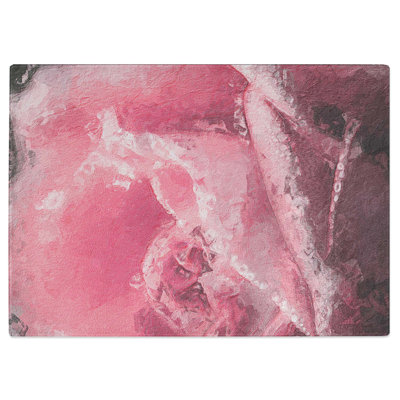 Tempered Glass Petals of a Rose Chopping Board