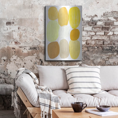«Golden Sun Shimmers» par Simone Christen, art mural en métal