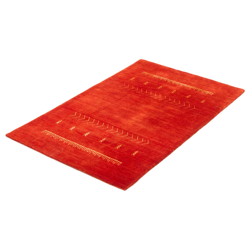 Tapis rouge Kashkuli Gabbeh 3 pi 11 po x 5 pi 10 po