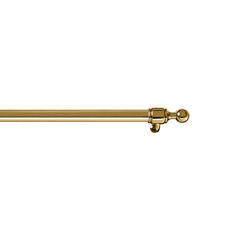 ILVE HRN48P Nostalgie 48 Inch Upper Handrail, Brass