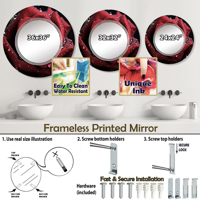 Miroir Ariagrace, 24 po x 24 po