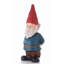 Statue gnome bobblehead avec les mains derrière le dos