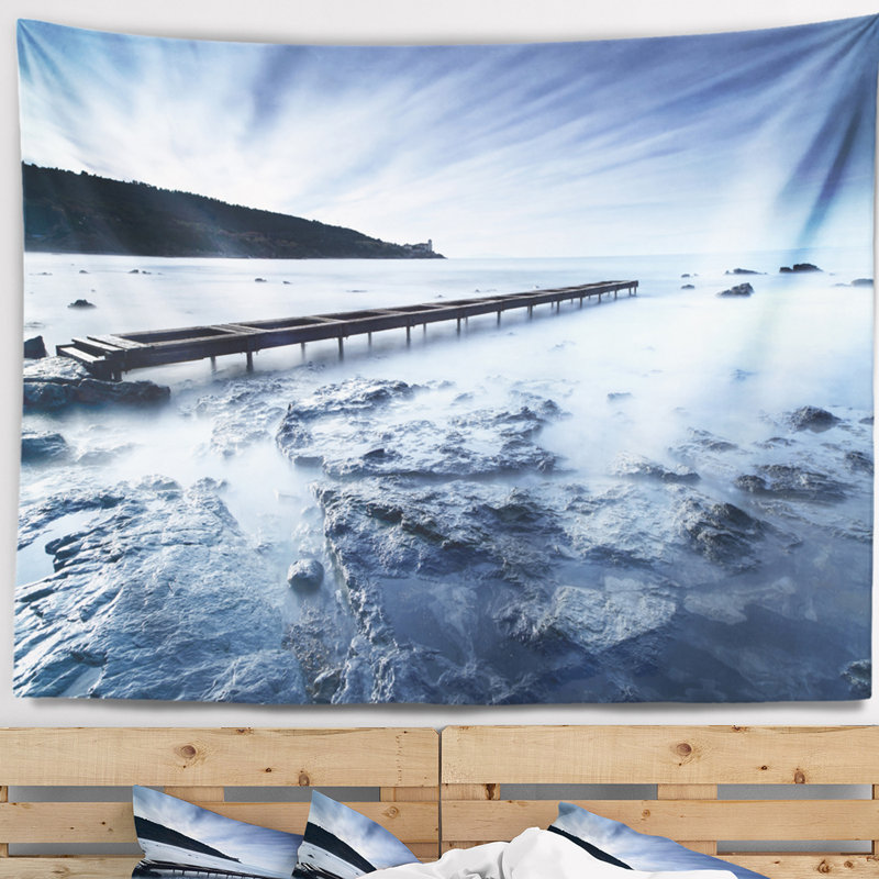 Tapisserie en bois Seascape, H 32 po x l 39 po