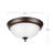 Marguret Glass Flush Mount-73718528